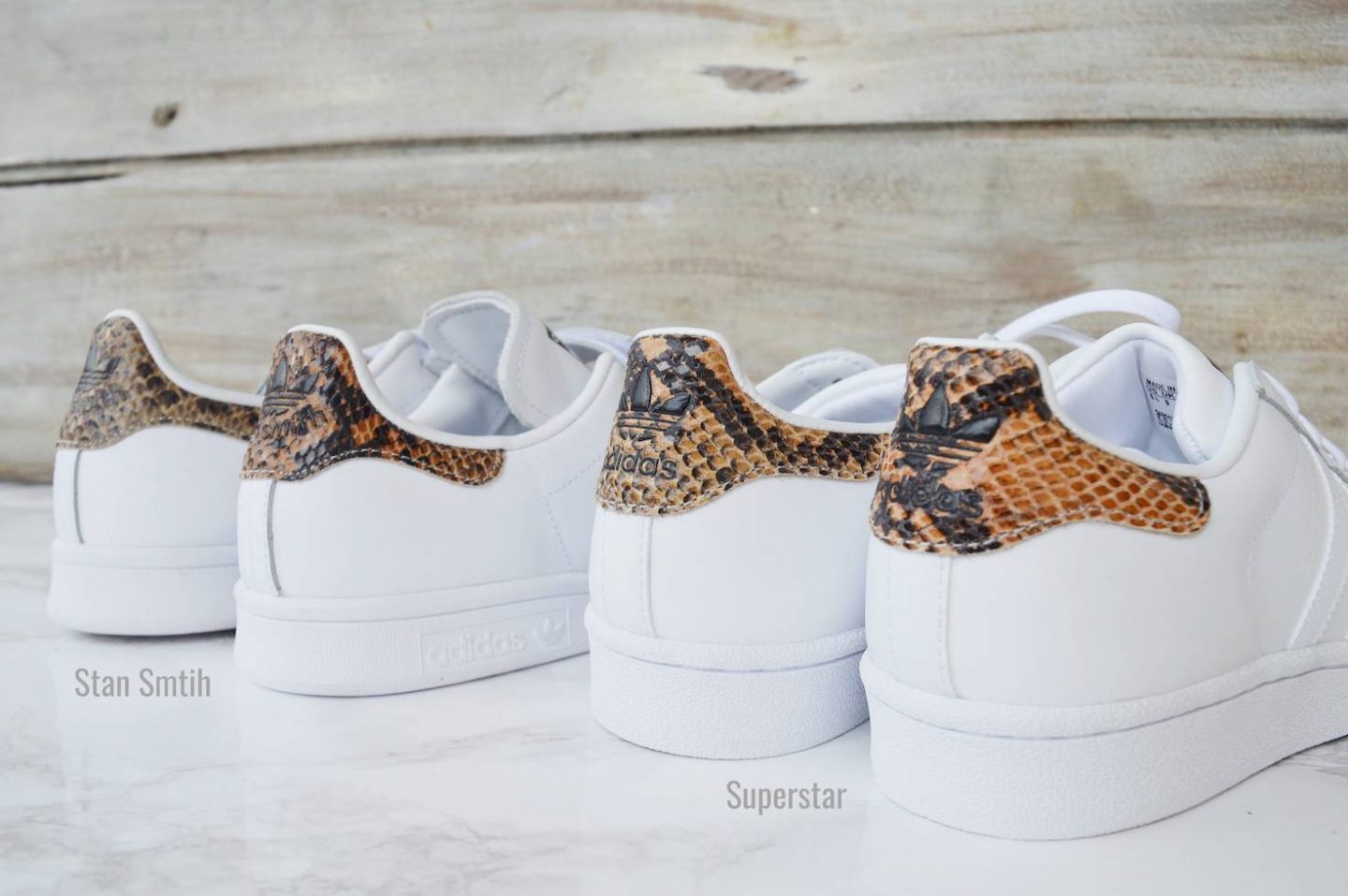 stan smith peau de serpent