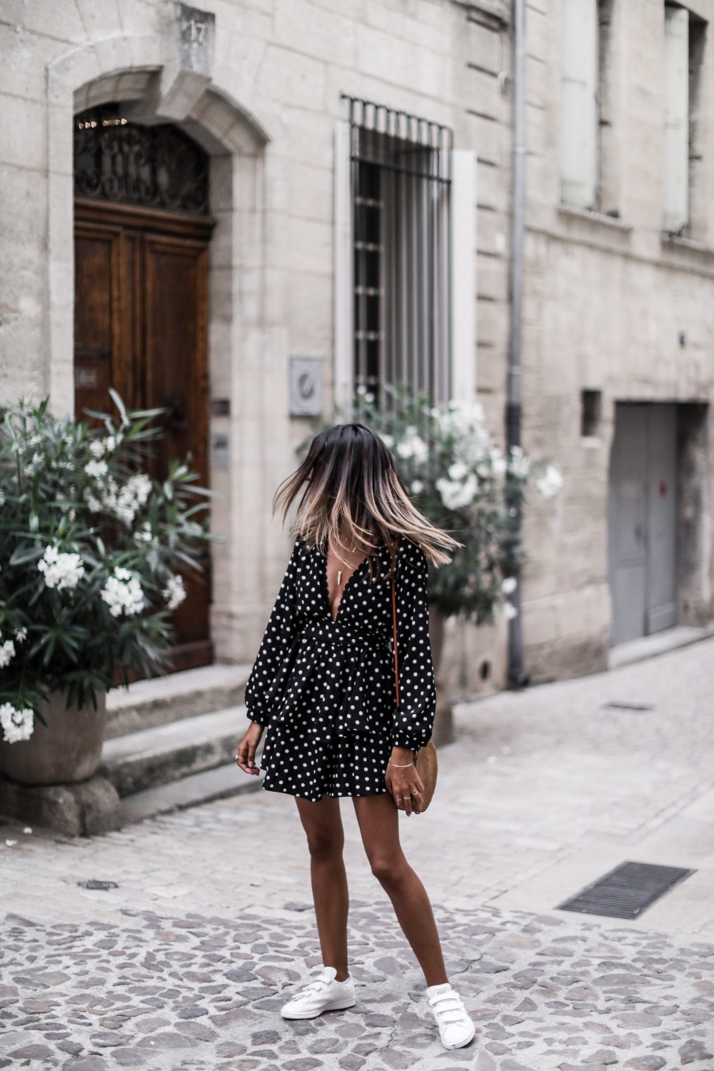 Robe pois sale